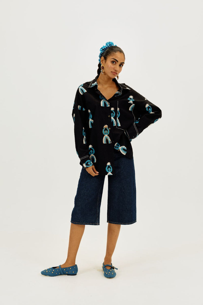 Africana Shirt poplin by JodiLife for women in Singapore
