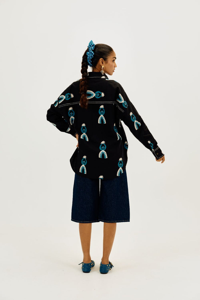 Africana Shirt poplin by JodiLife for women in Singapore