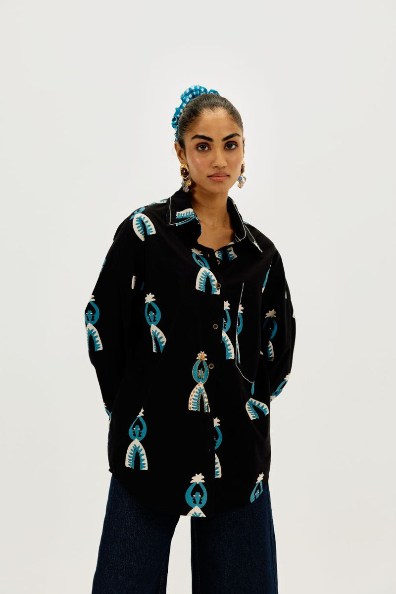 Africana Shirt poplin by JodiLife for women in Singapore