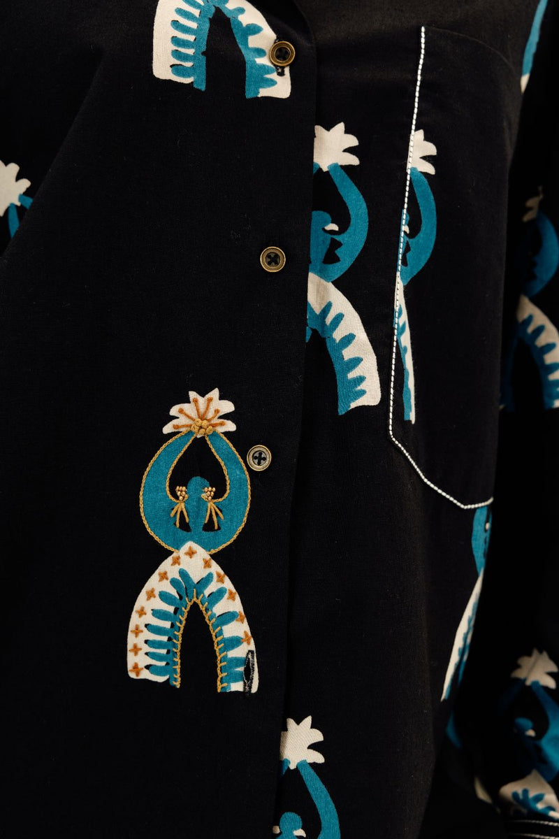 Africana Shirt poplin by JodiLife for women in Singapore