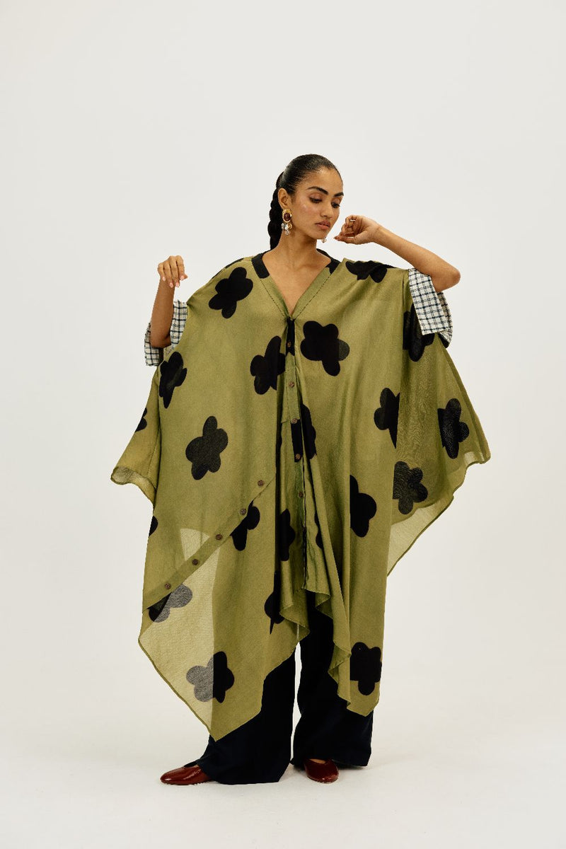 Kuro Asymmetrical Dress chanderi by JodiLife for women in Singapore