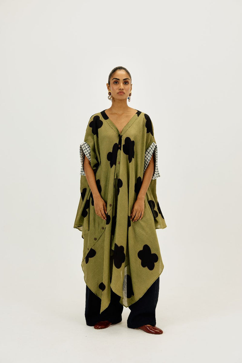 Kuro Asymmetrical Dress chanderi by JodiLife for women in Singapore