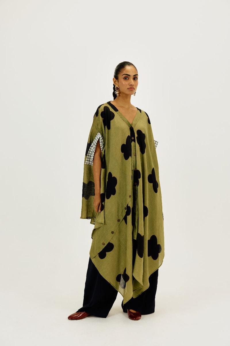 Kuro Asymmetrical Dress chanderi by JodiLife for women in Singapore