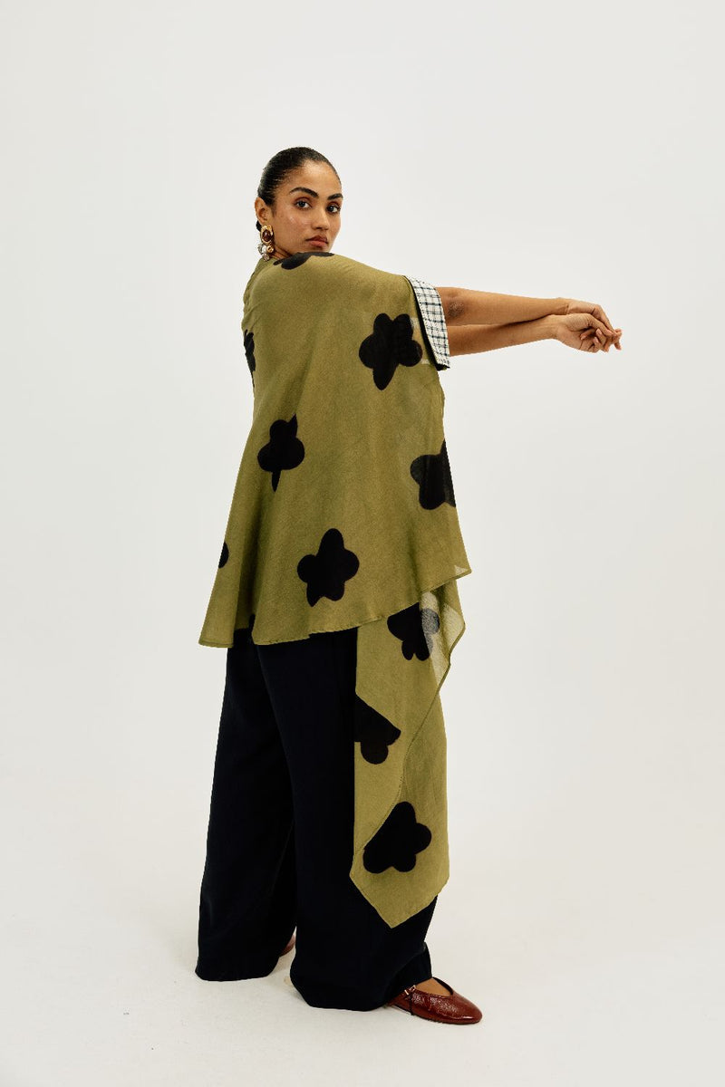 Kuro Asymmetrical Dress chanderi by JodiLife for women in Singapore