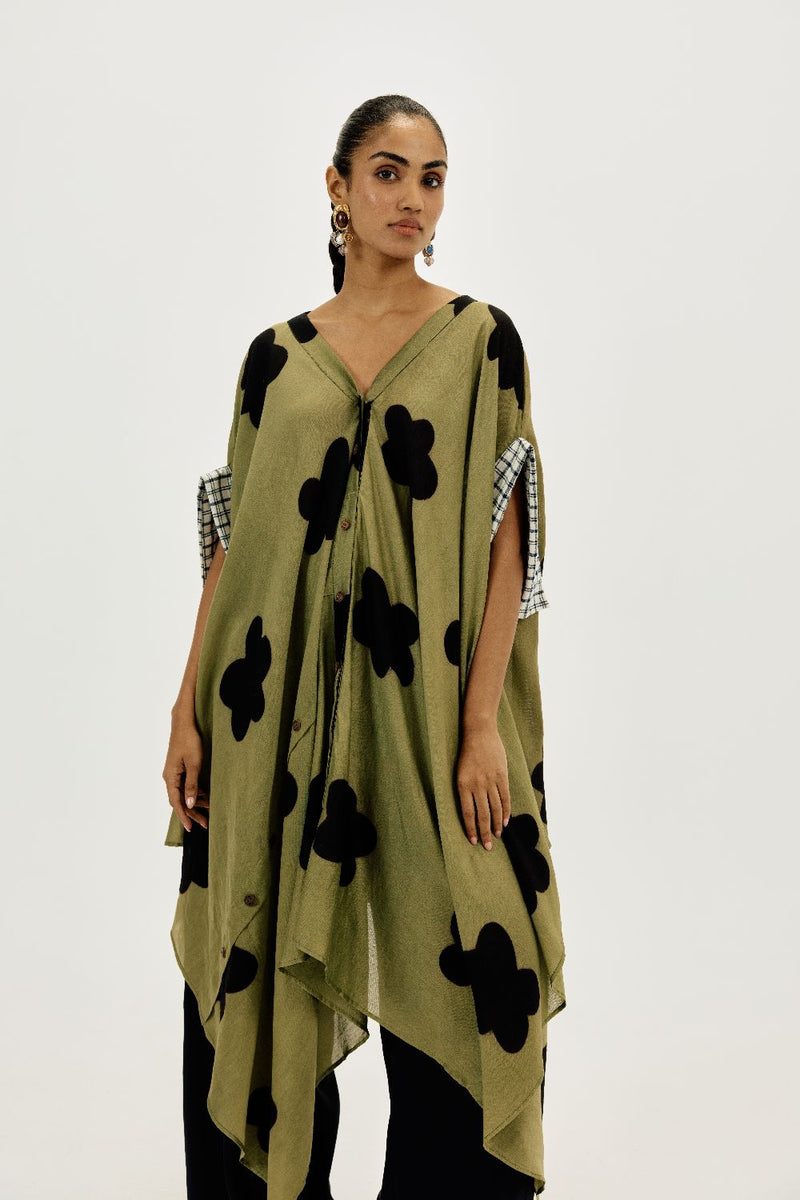 Kuro Asymmetrical Dress chanderi by JodiLife for women in Singapore