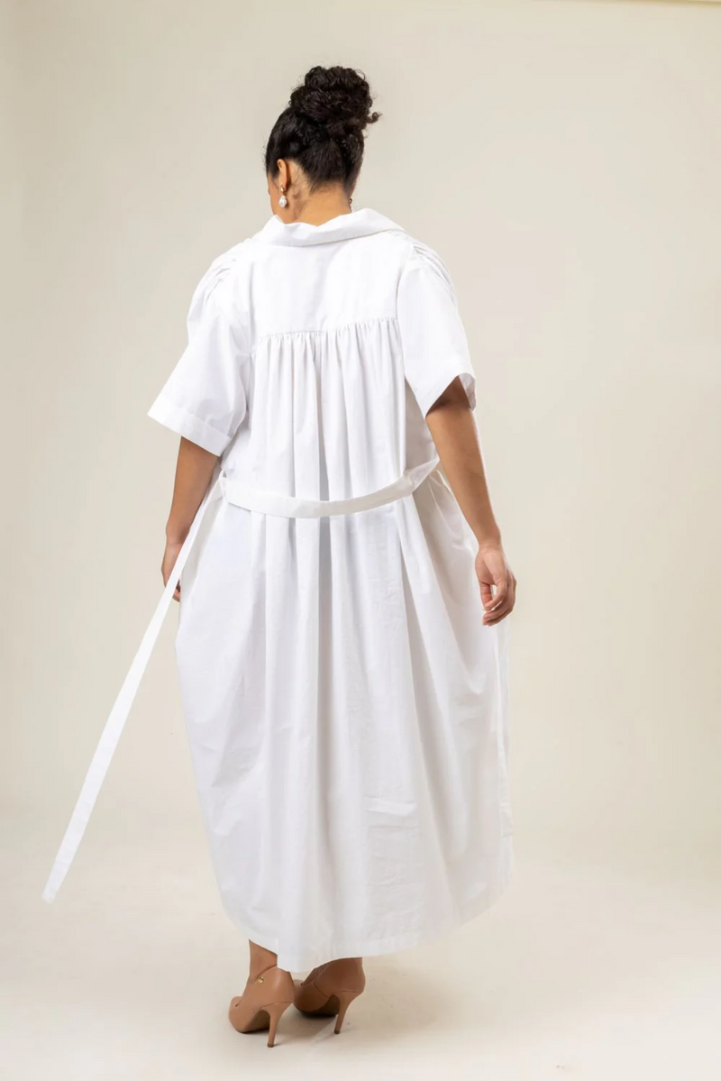 ZORA DRESS by Doodlage in white color for women in Singapore