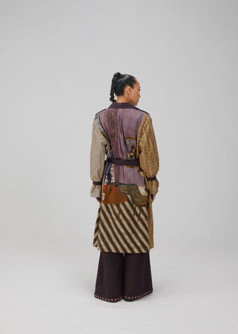 DENIM TRENCH-Living Room twill by CORD for women in Singapore