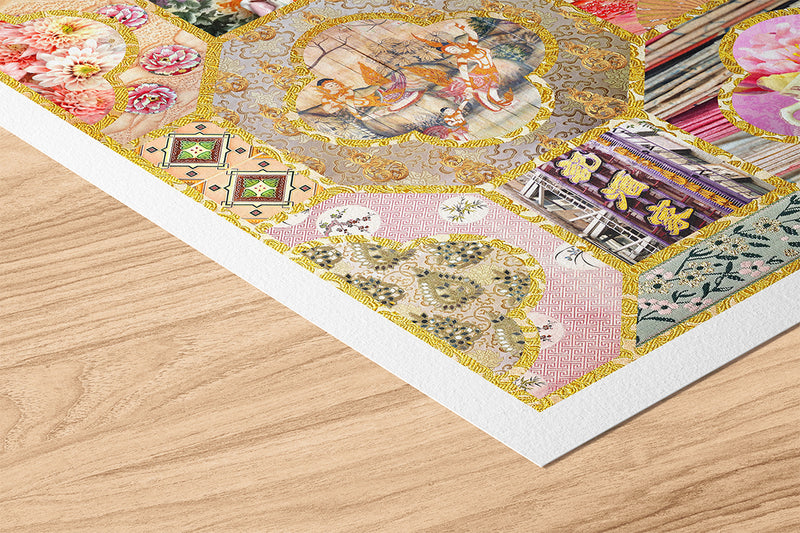 Chinoiserie In Gold & Blush Pinks