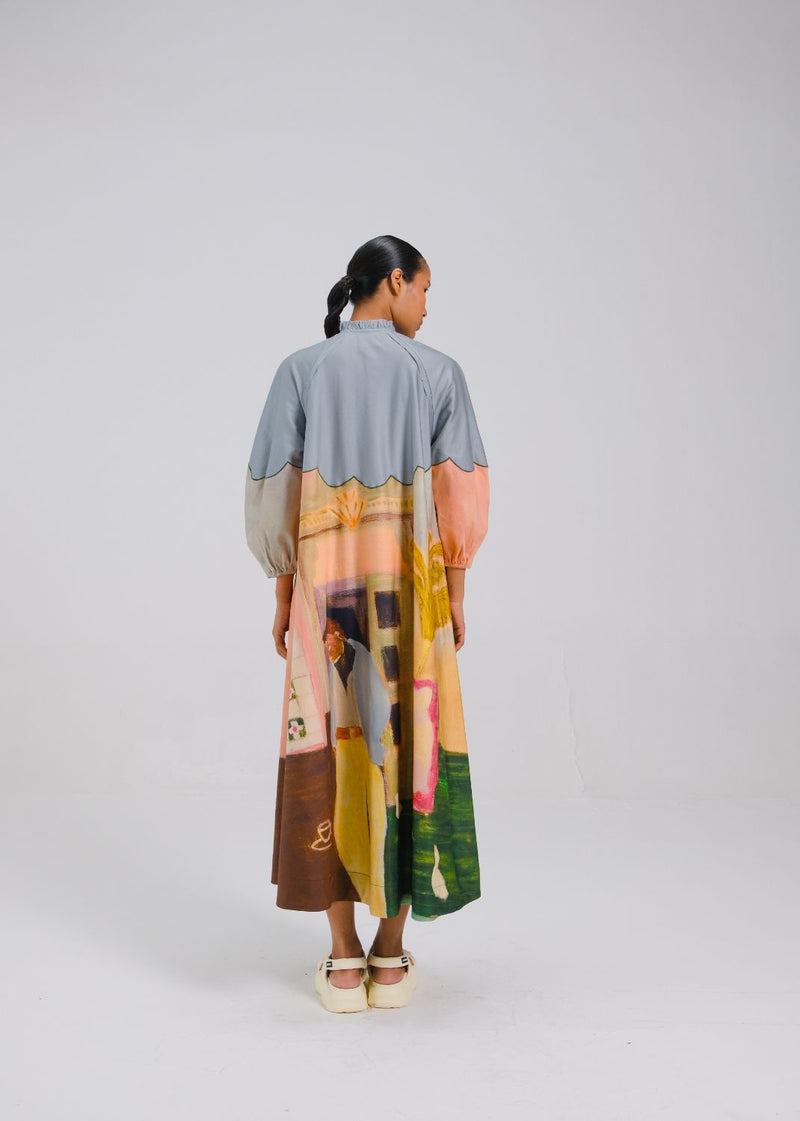 DEUCE DRESS - MORNING COFFEE cotton by CORD for women in Singapore