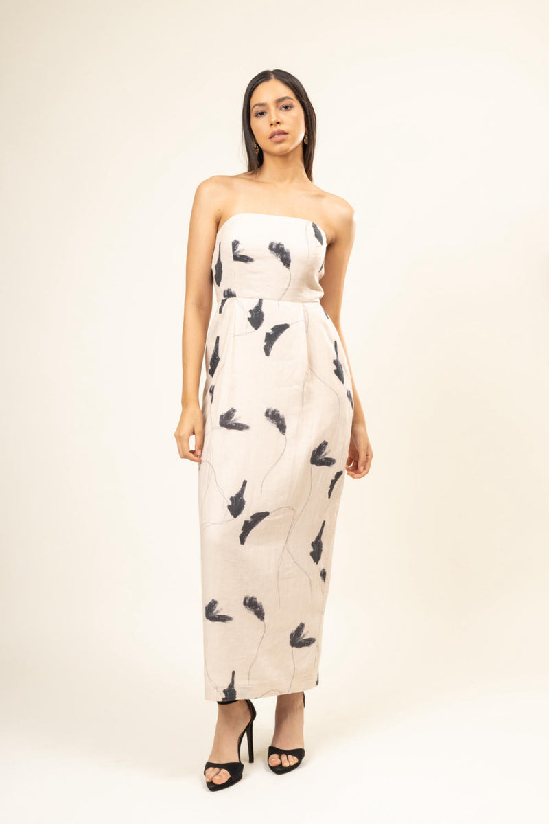 DENISE PRINTED DRESS mul by Doodlage in multi color for women in Singapore