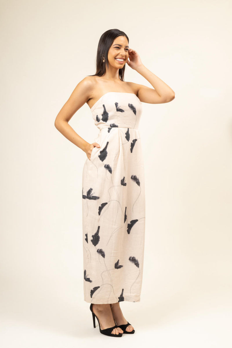 DENISE PRINTED DRESS mul by Doodlage in multi color for women in Singapore
