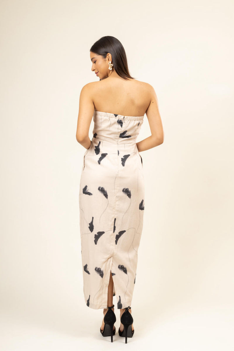 DENISE PRINTED DRESS mul by Doodlage in multi color for women in Singapore