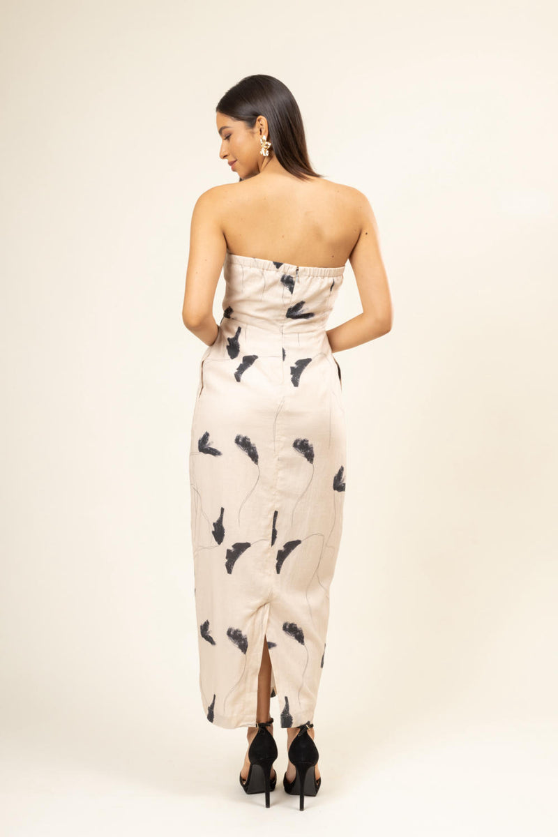 DENISE PRINTED DRESS mul by Doodlage in multi color for women in Singapore