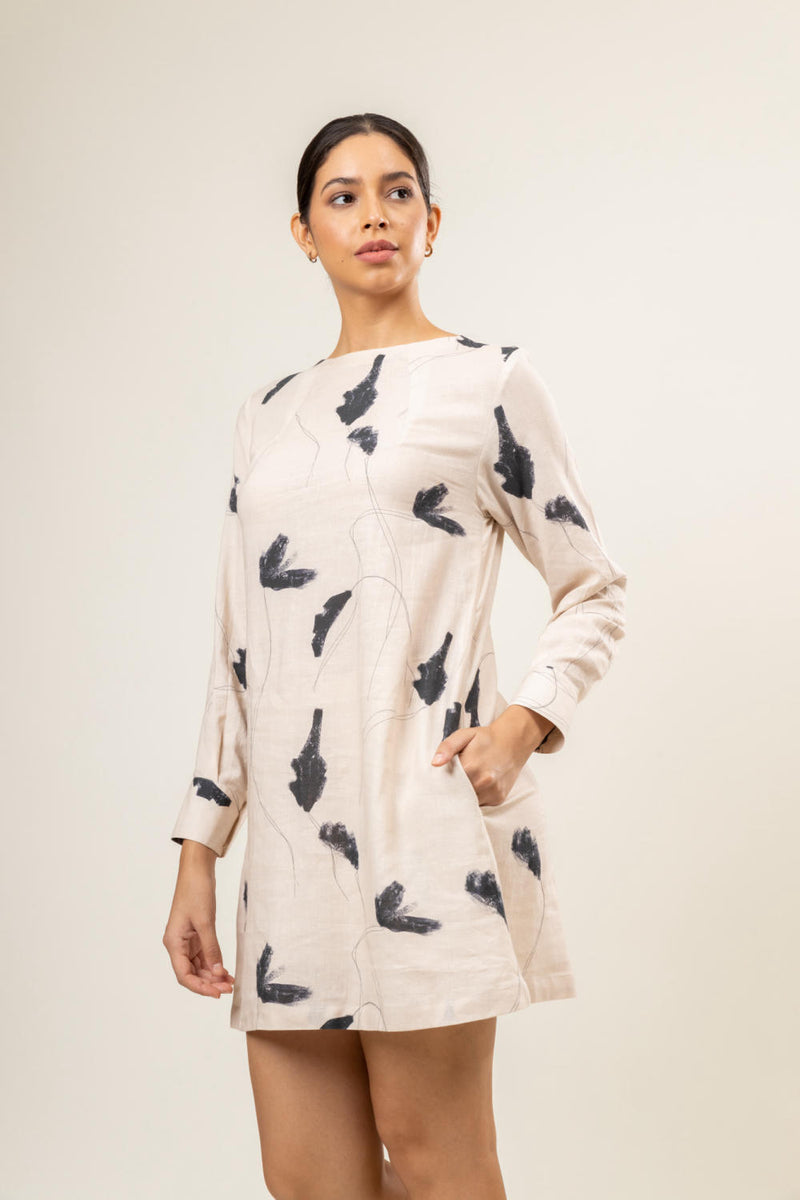CARRIE PRINTED DRESS mul by Doodlage in multi color for women in Singapore