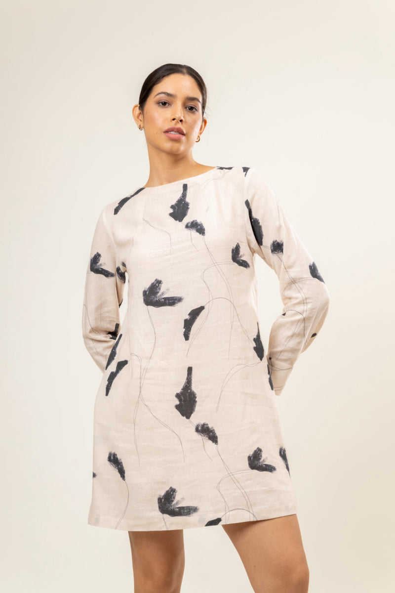 CARRIE PRINTED DRESS mul by Doodlage in multi color for women in Singapore
