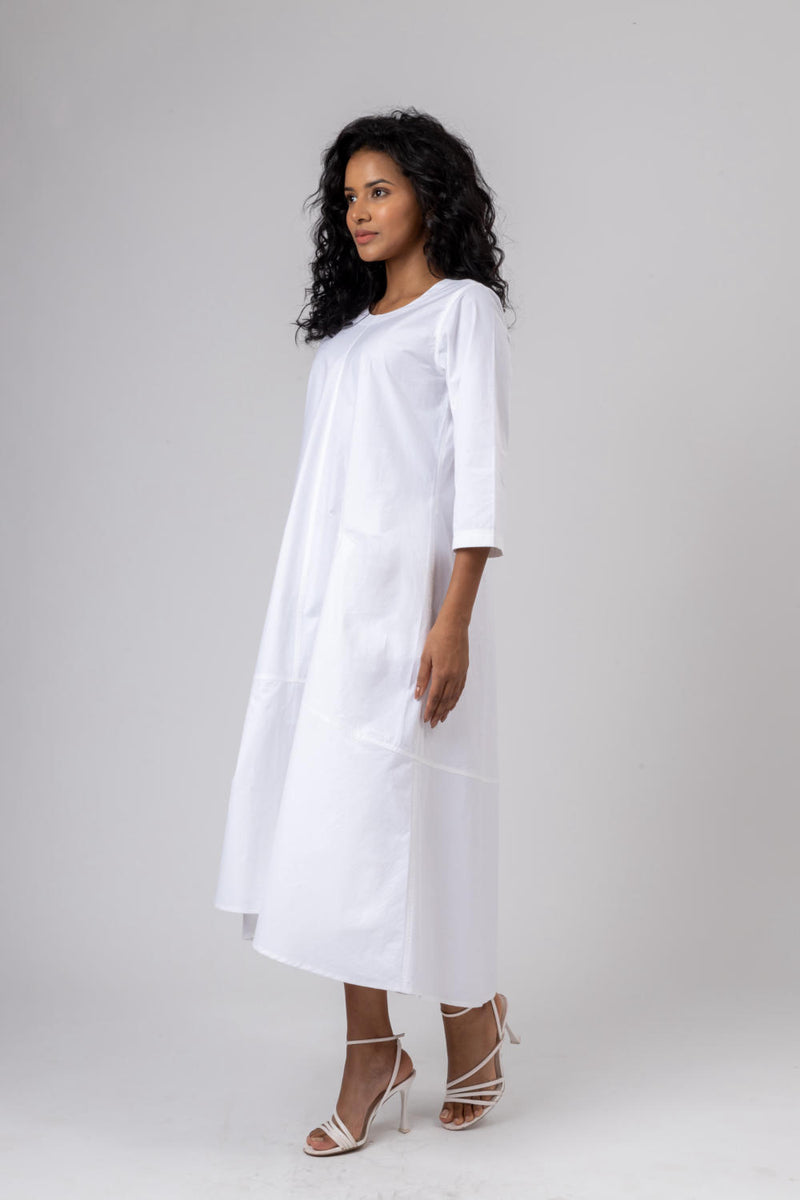 JILL WHITE DRESS by Doodlage in white color for women in Singapore