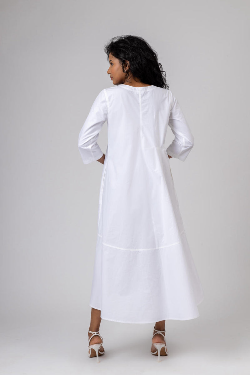 JILL WHITE DRESS by Doodlage in white color for women in Singapore