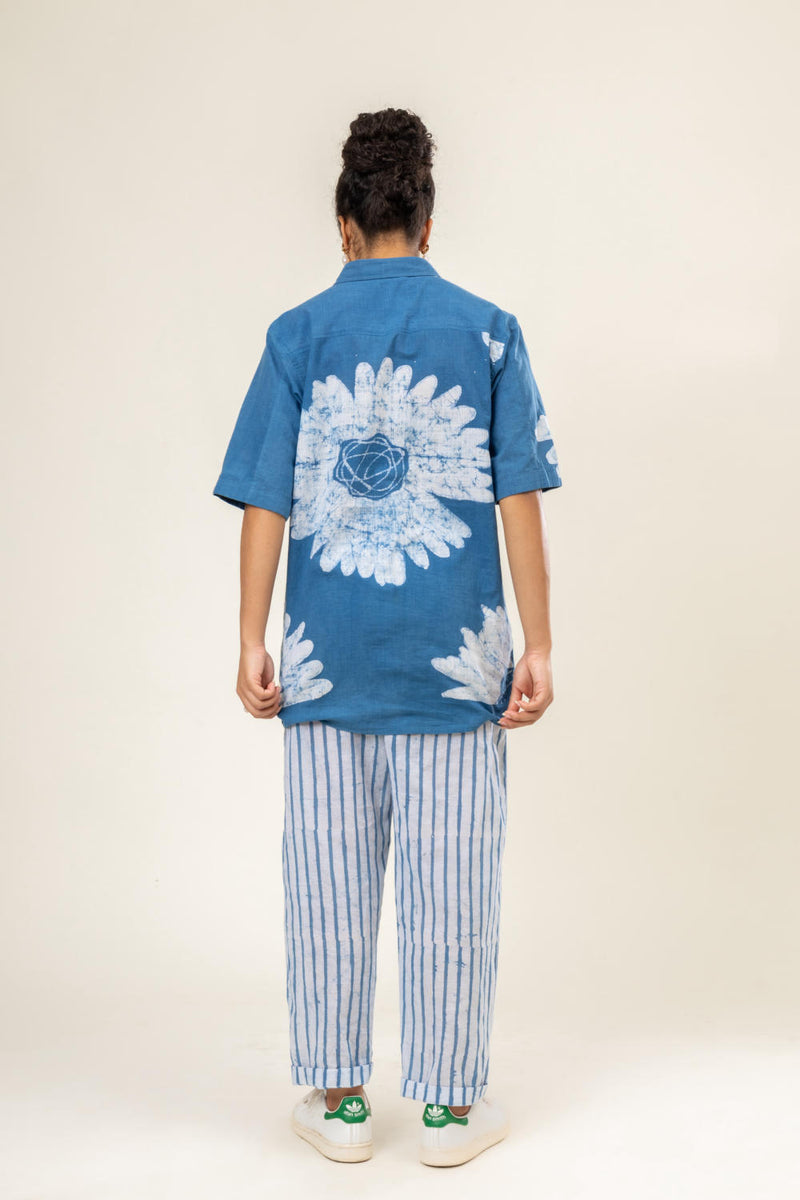 MARTIN UNISEX SET by Doodlage in blue color for women in Singapore