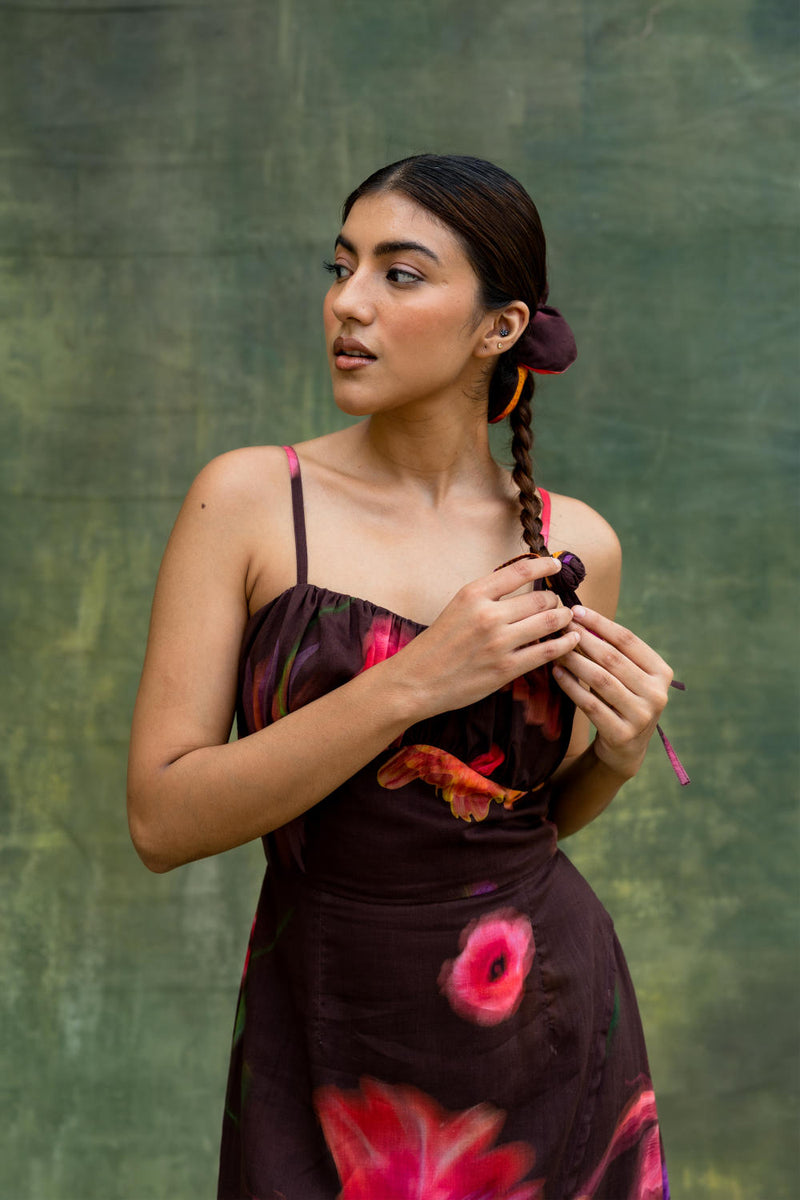Lucie Printed Dress by Doodlage for women in Singapore