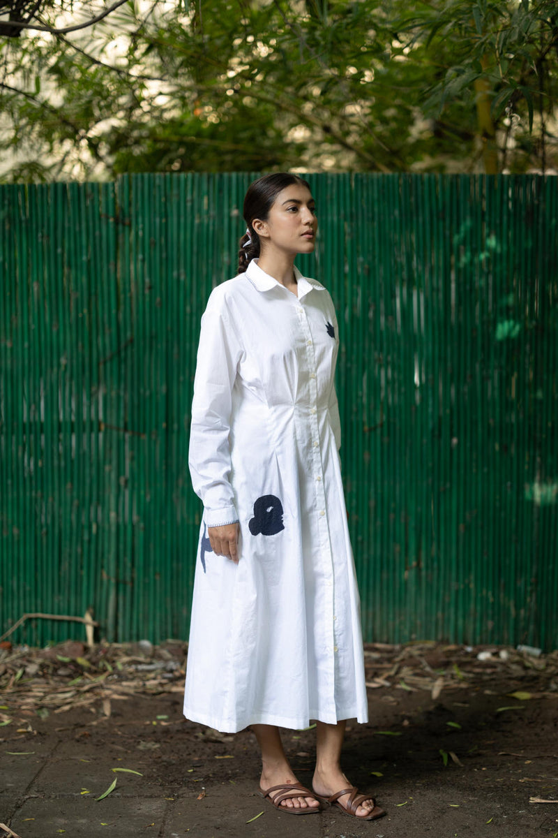 Cecile White Dress by Doodlage in white color for women in Singapore
