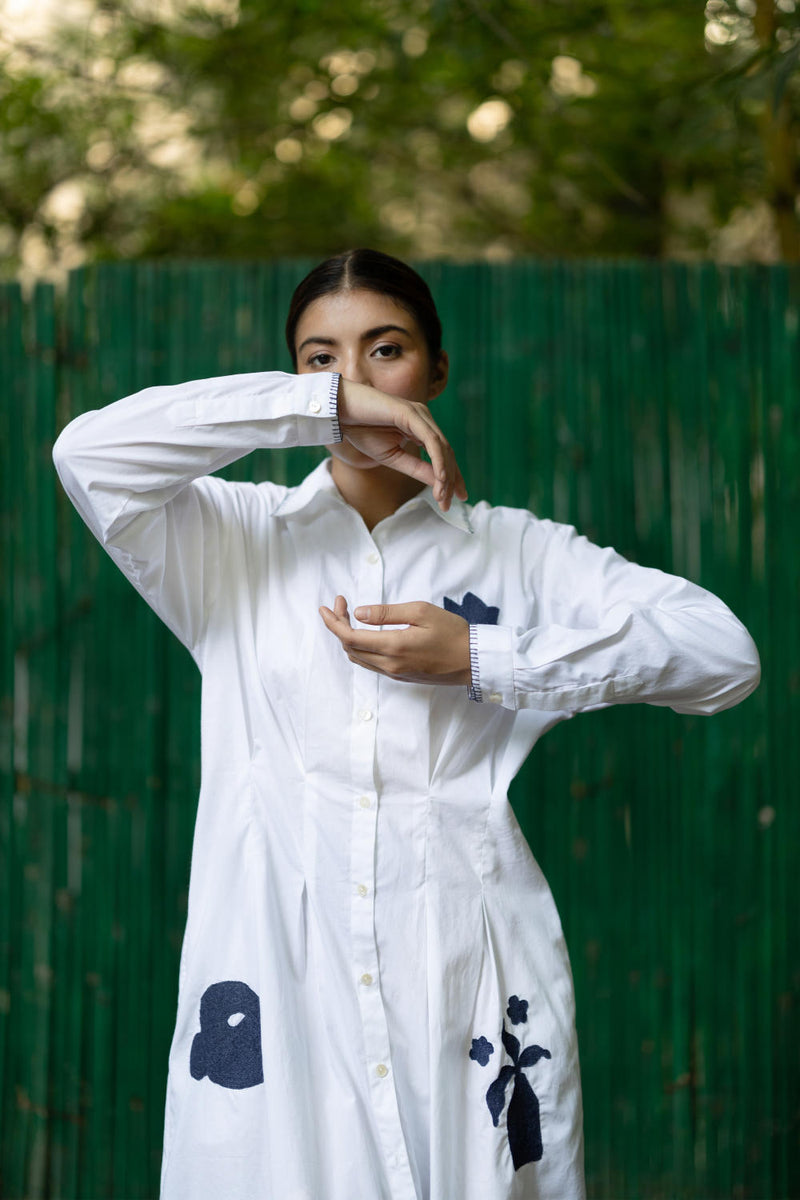 Cecile White Dress by Doodlage in white color for women in Singapore
