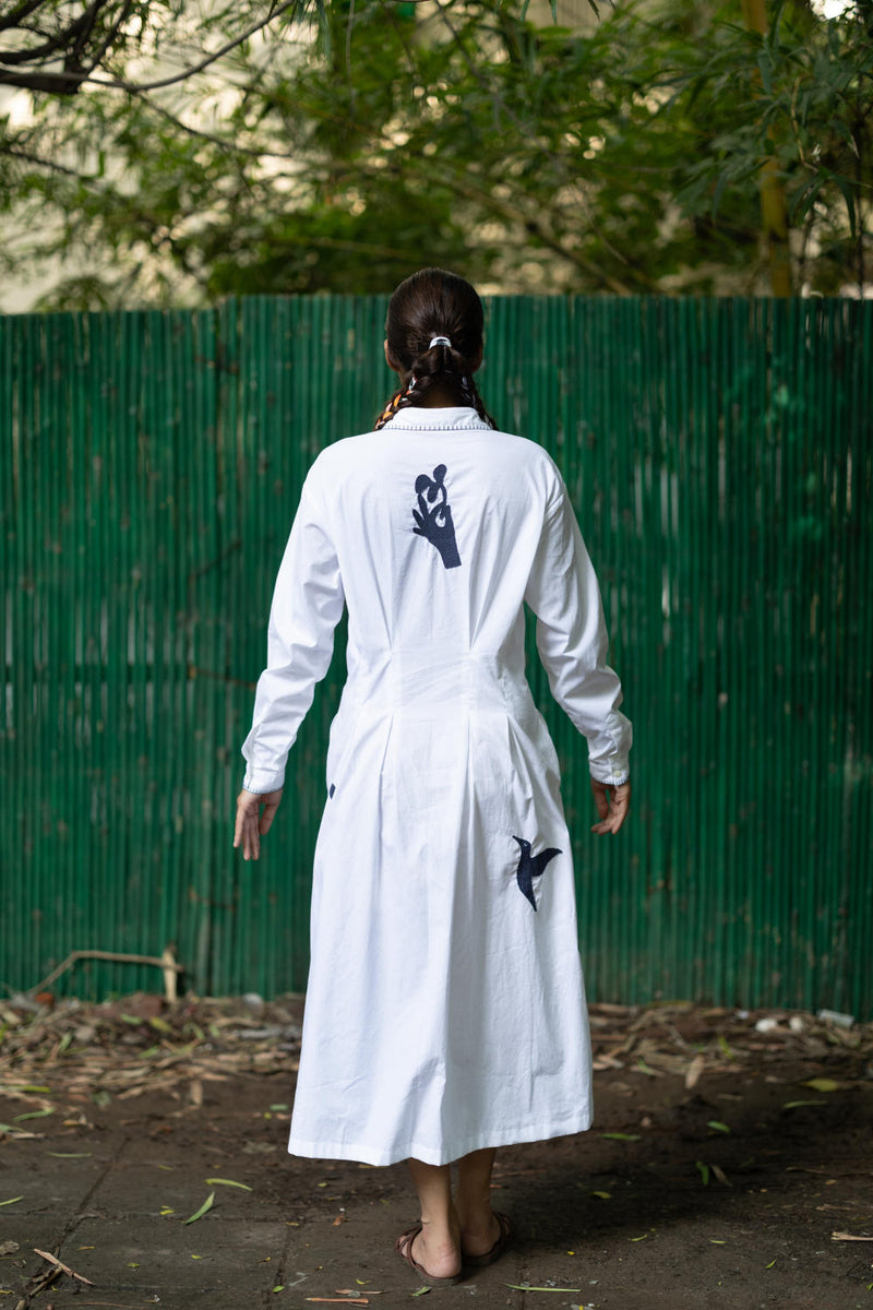Cecile White Dress by Doodlage in white color for women in Singapore