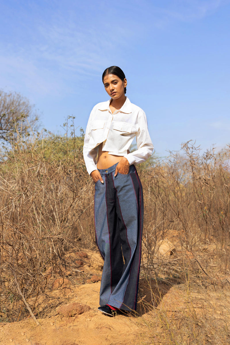 Steffie Flared Pants mul by Doodlage in multi color for women in Singapore