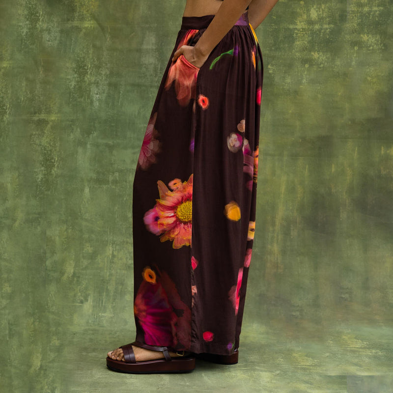 Rehno Floral Pants by Doodlage for women in Singapore