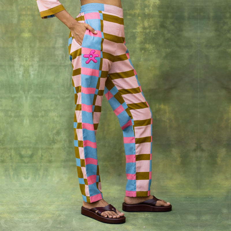 Waris Striped Pants by Doodlage for women in Singapore