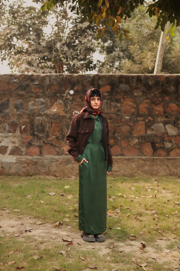 ABBY EMERALD SKIRT bemberg by Doodlage in green color for women in Singapore