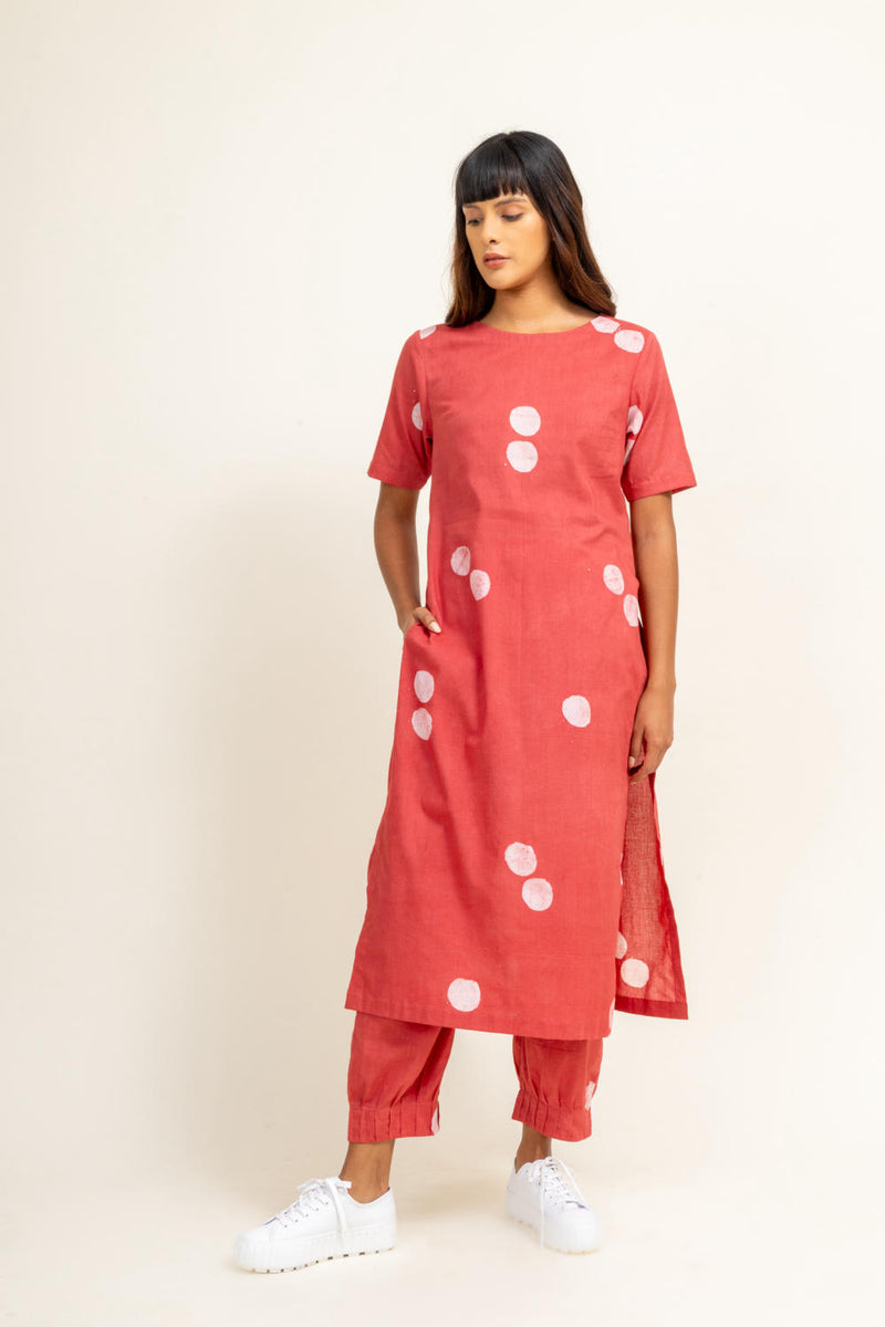 CORAL TUNIC SET by Doodlage for women in Singapore