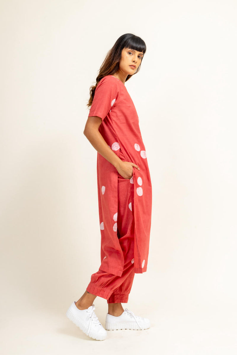 CORAL TUNIC SET by Doodlage for women in Singapore
