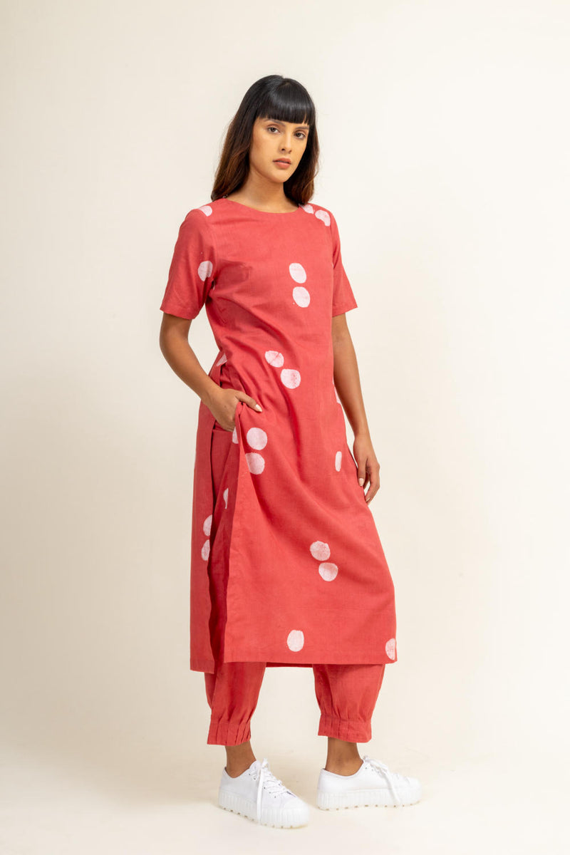 CORAL TUNIC SET by Doodlage for women in Singapore