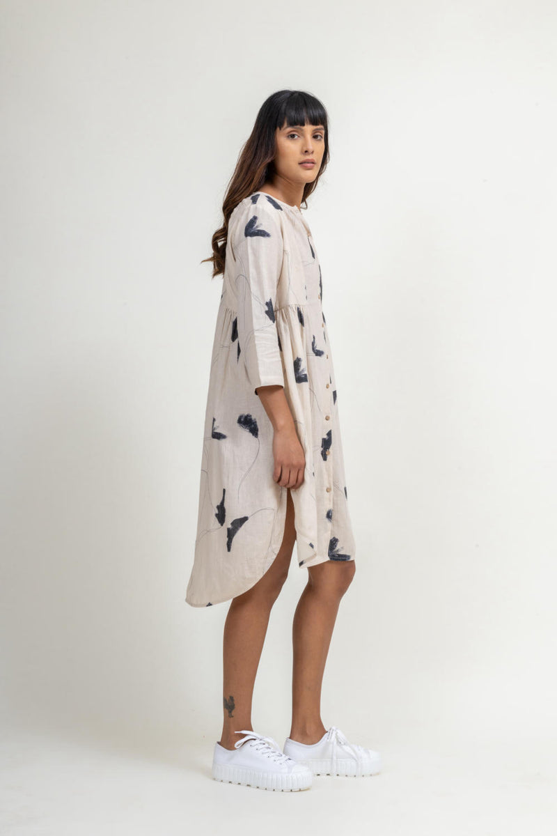 NAOMI PRINTED TUNIC by Doodlage for women in Singapore
