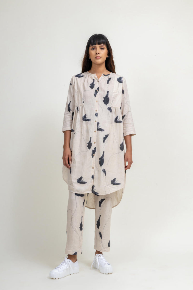 NAOMI PRINTED TUNIC by Doodlage for women in Singapore