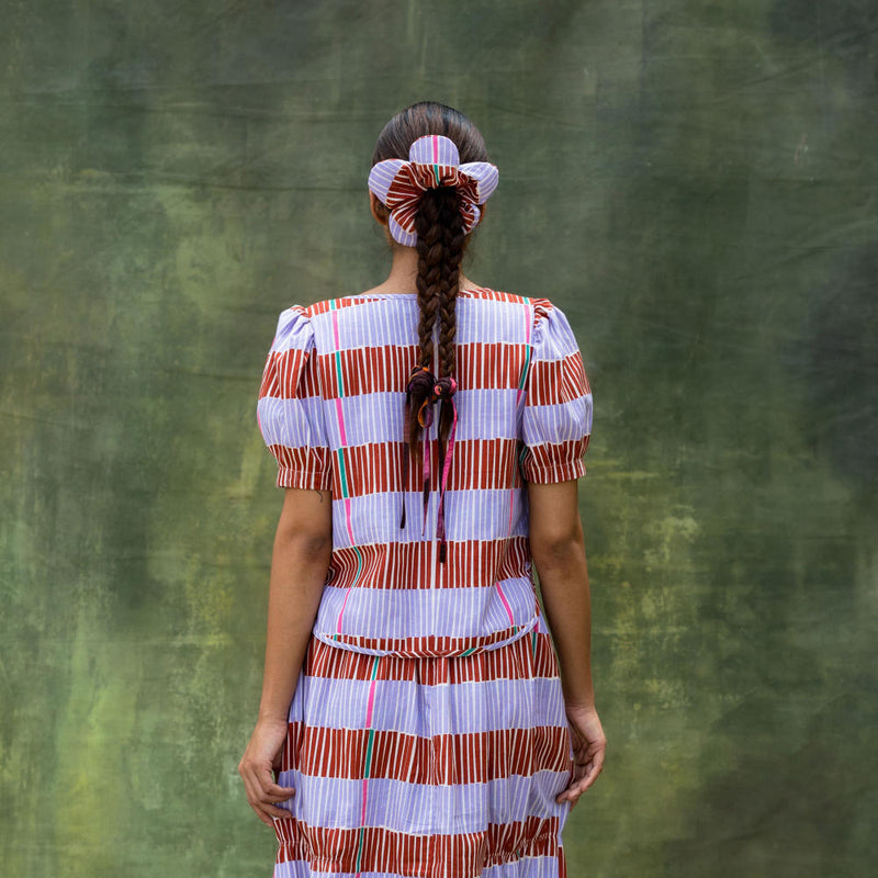Fern Striped Top by Doodlage for women in Singapore