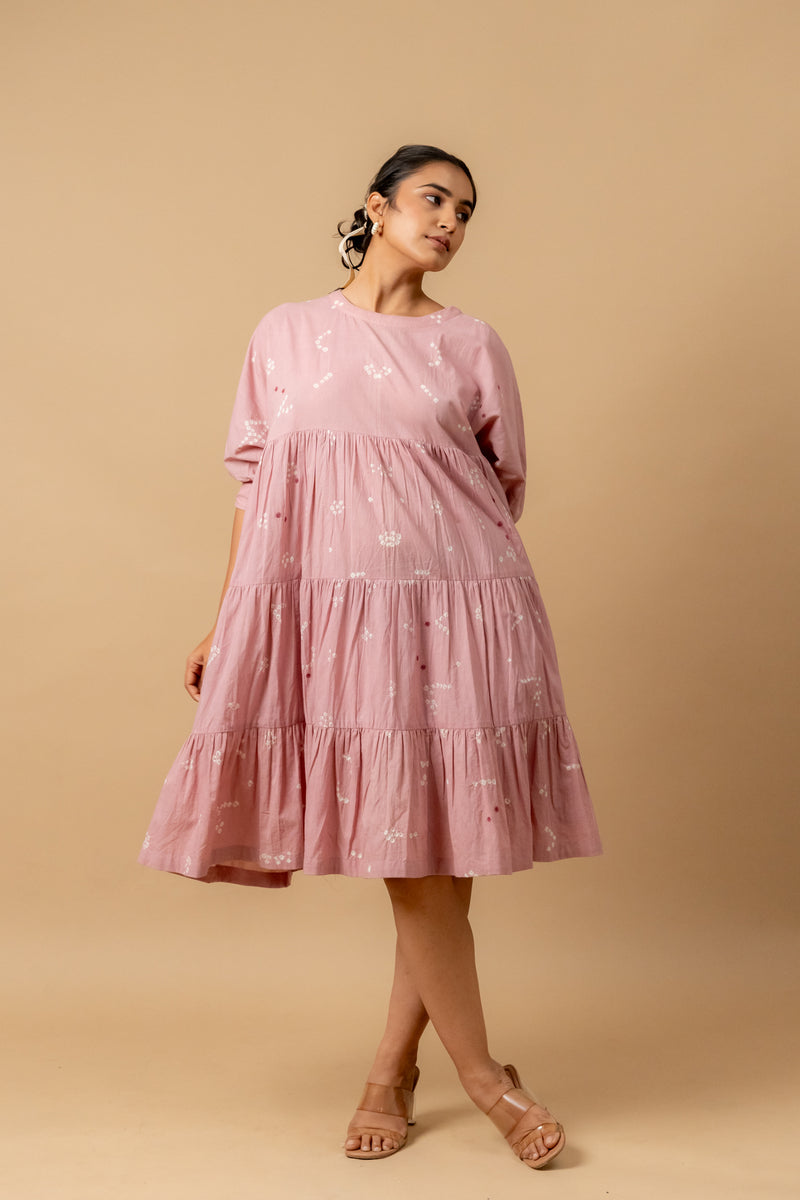 Adele One size dress by Doodlage in pink color for women in Singapore