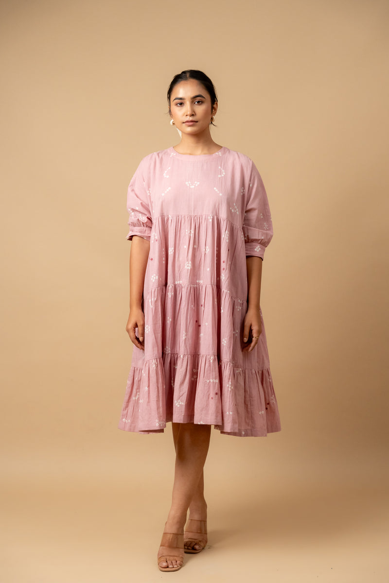 Adele One size dress by Doodlage in pink color for women in Singapore