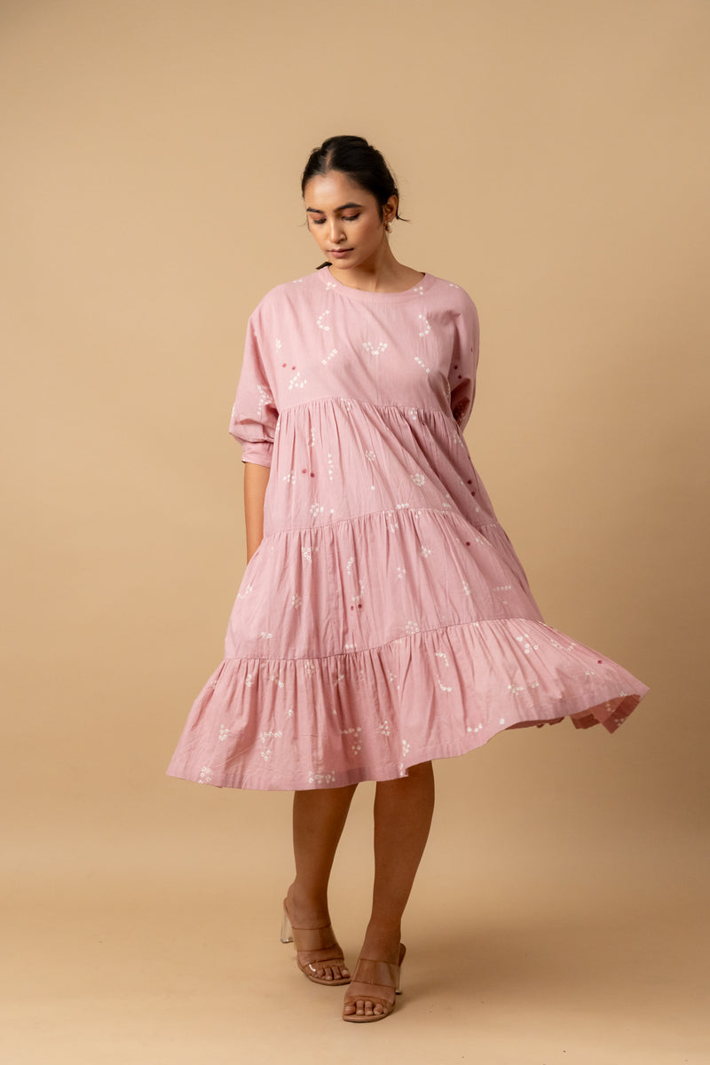 Adele One size dress by Doodlage in pink color for women in Singapore