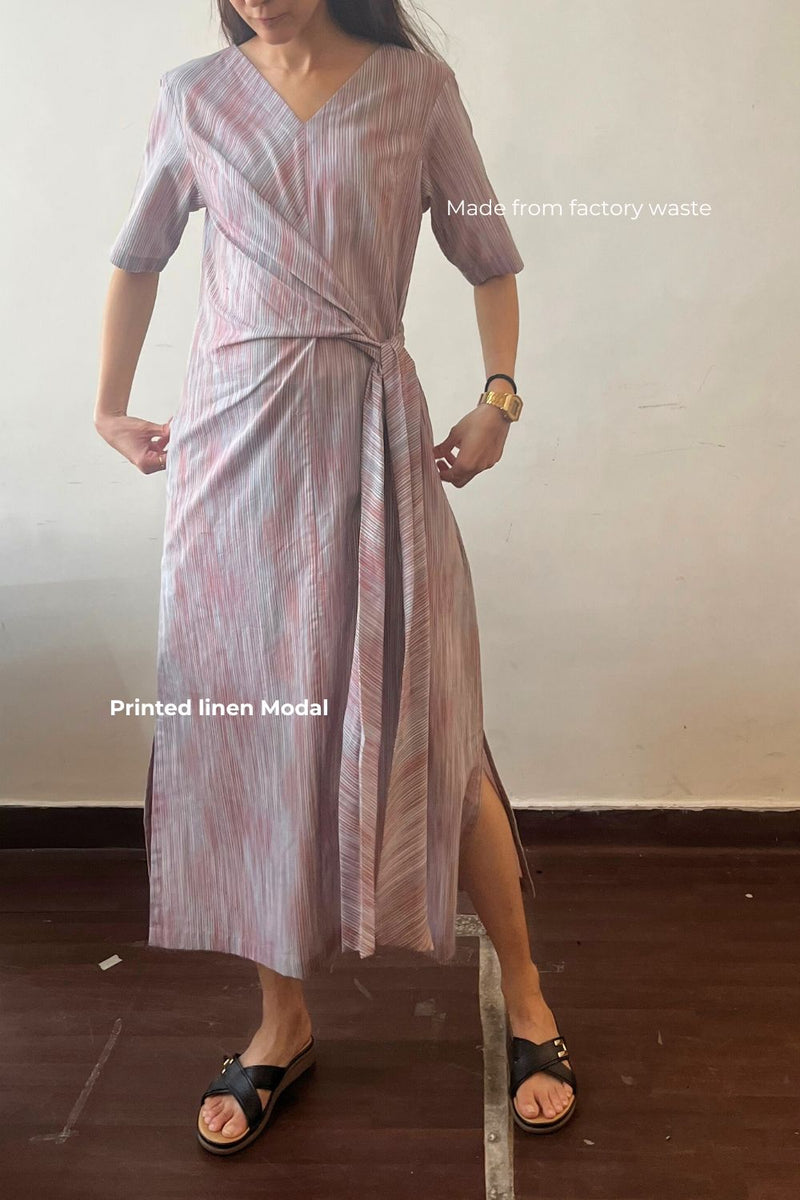 EDEN STRIPE DRESS by Doodlage for women in Singapore