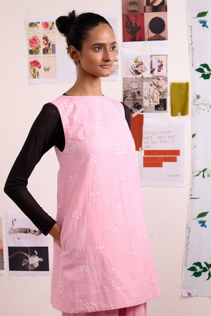 BRISA BANDHANI DRESS cotton by Doodlage for women in Singapore