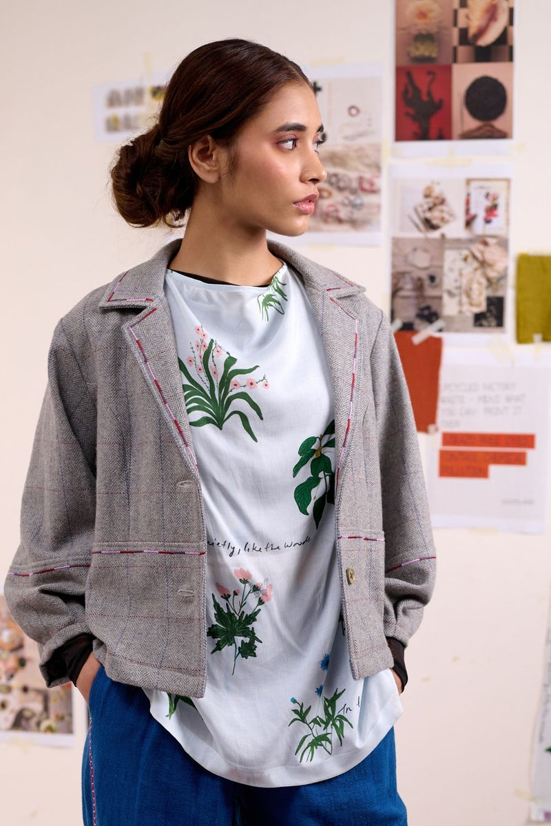 ASHEN JACKET by Doodlage for women in Singapore
