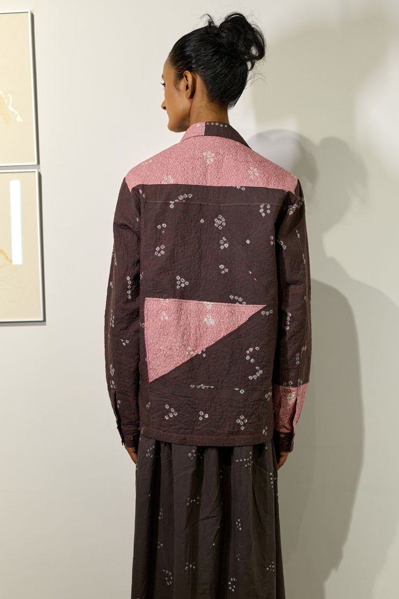 NORDIC BANDHANI JACKET cotton by Doodlage for women in Singapore