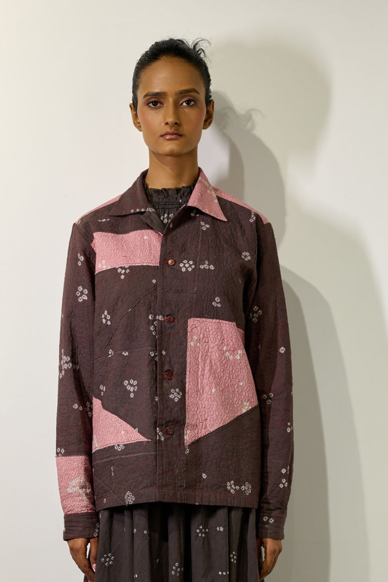NORDIC BANDHANI JACKET cotton by Doodlage for women in Singapore