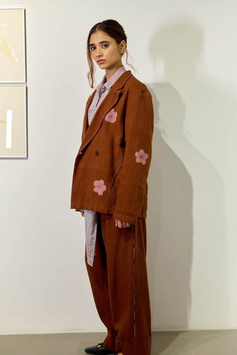 OSLO EMBROIDERED JACKET cotton by Doodlage for women in Singapore