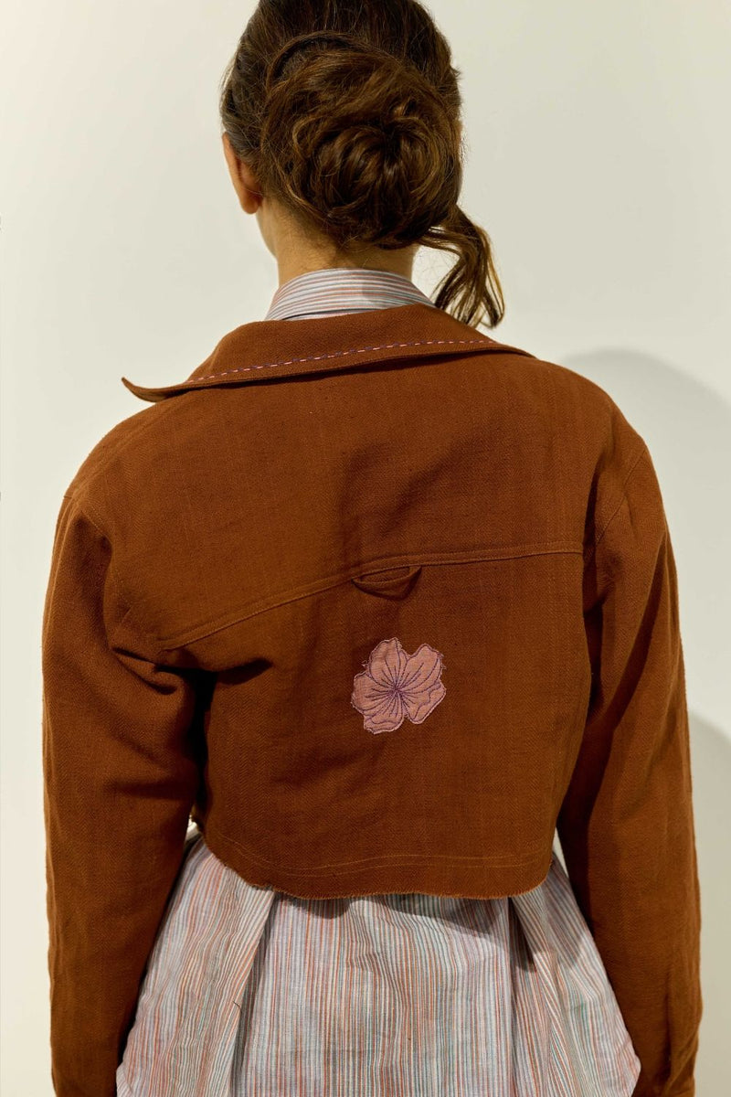 AUSTIN EMBROIDERED SHIRT cotton by Doodlage for women in Singapore