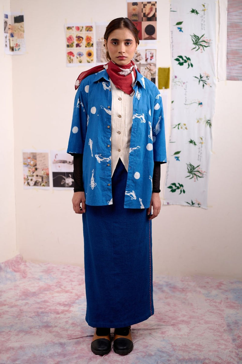 ABBY EMBROIDERED SKIRT cotton by Doodlage for women in Singapore