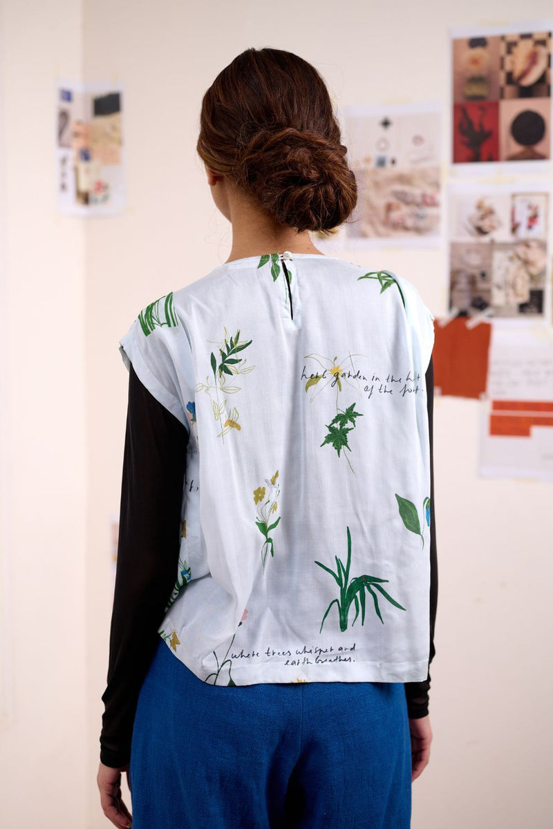 MISTELLE PRINTED TOP by Doodlage for women in Singapore