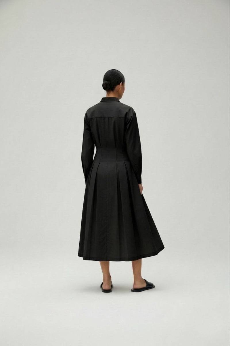 Cecile Black dress by Doodlage in black color for women in Singapore