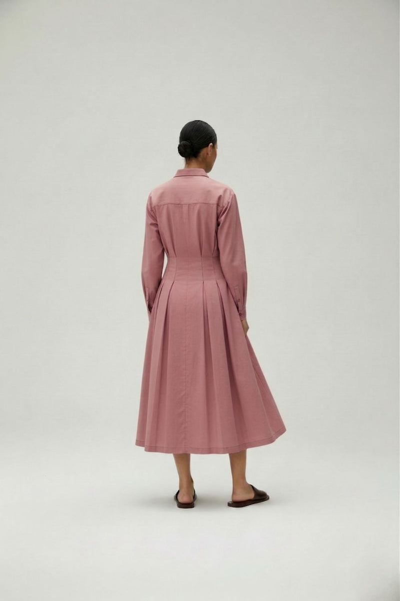 CECILE PINK DRESS lyocell blend by Doodlage in pink color for women in Singapore